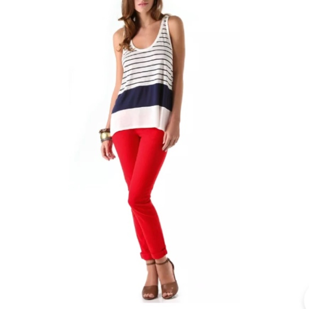 New CURRENT/ELLIOT THE ROLLED SKINNY Low Rise Jeans
